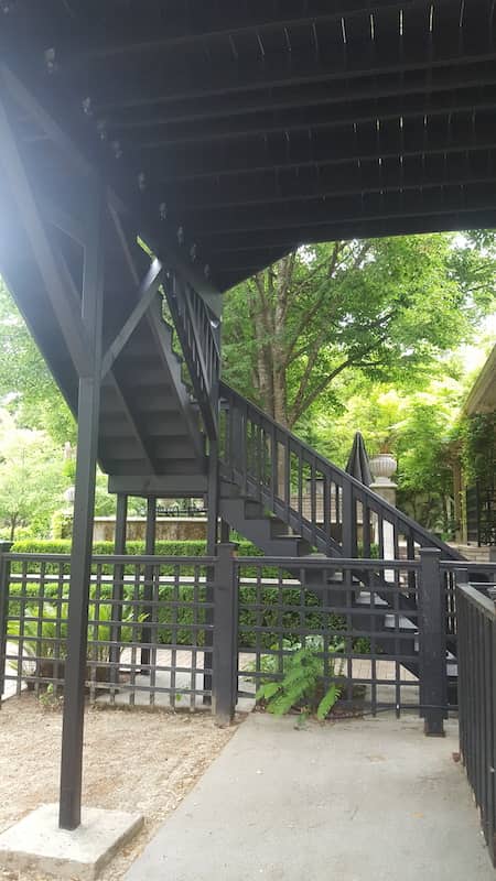Deck and Stairs At Multi Unit Home