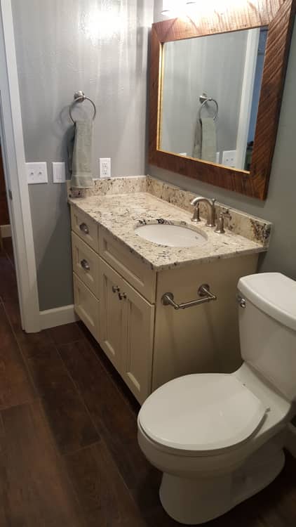 Small Bathroom One Sink Remodel