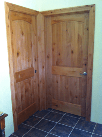 House Boat Doors Inside