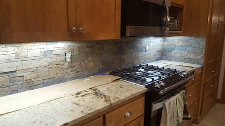 Kitchen Remodel With Countertops And Cabinets