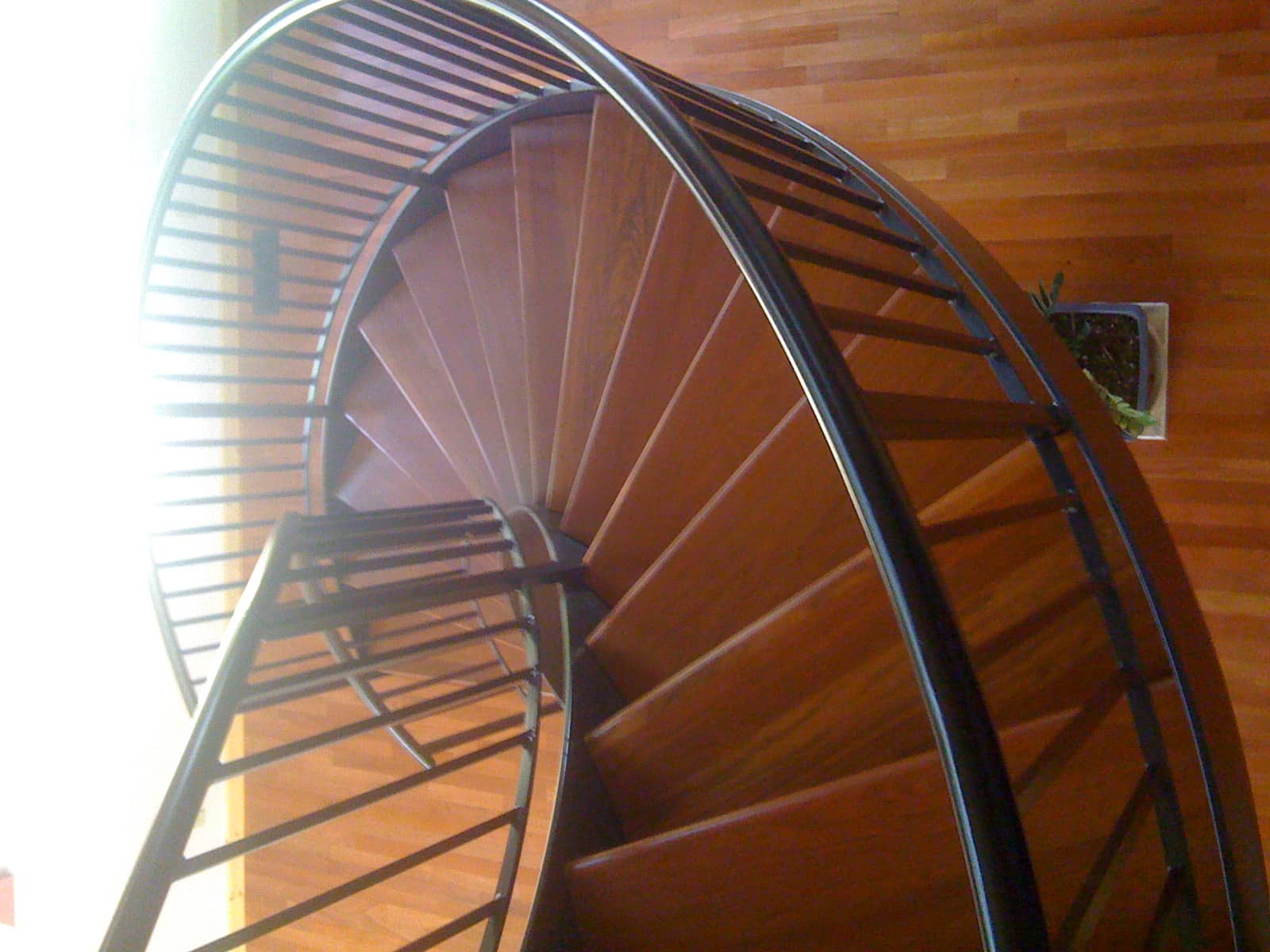 Custom Stairs With Wood And Iron